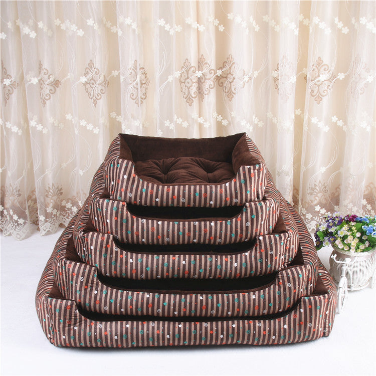 Cozy Pet Bed – Soft Dog Mattress & Cat Bed for All Seasons