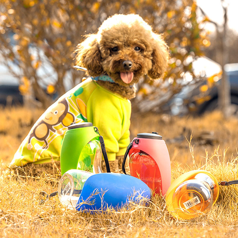 Portable Dog Water Bottle with Built‑In Bowl – Keep Your Pup Hydrated Anywhere