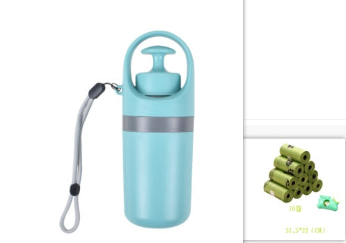 Portable Dog Poop Scooper with Built‑In Bag Dispenser