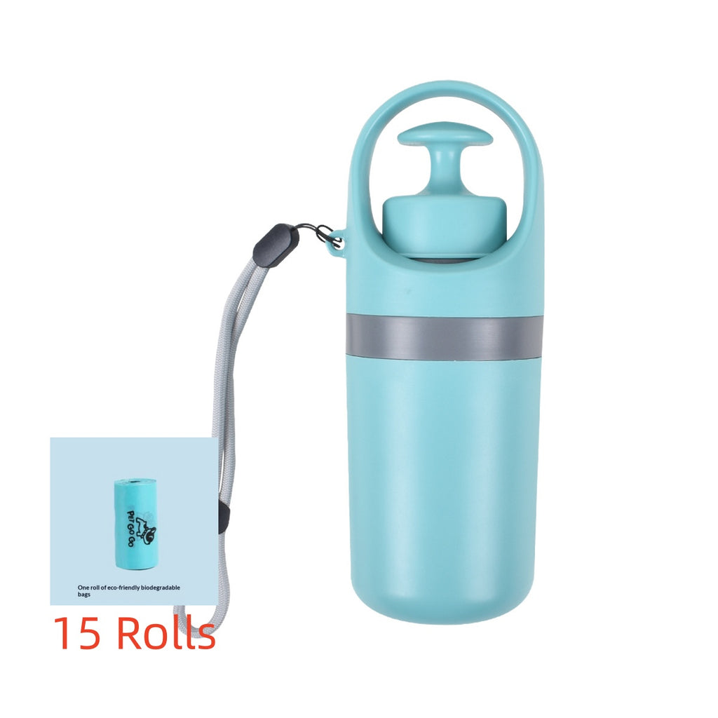 Portable Dog Poop Scooper with Built‑In Bag Dispenser