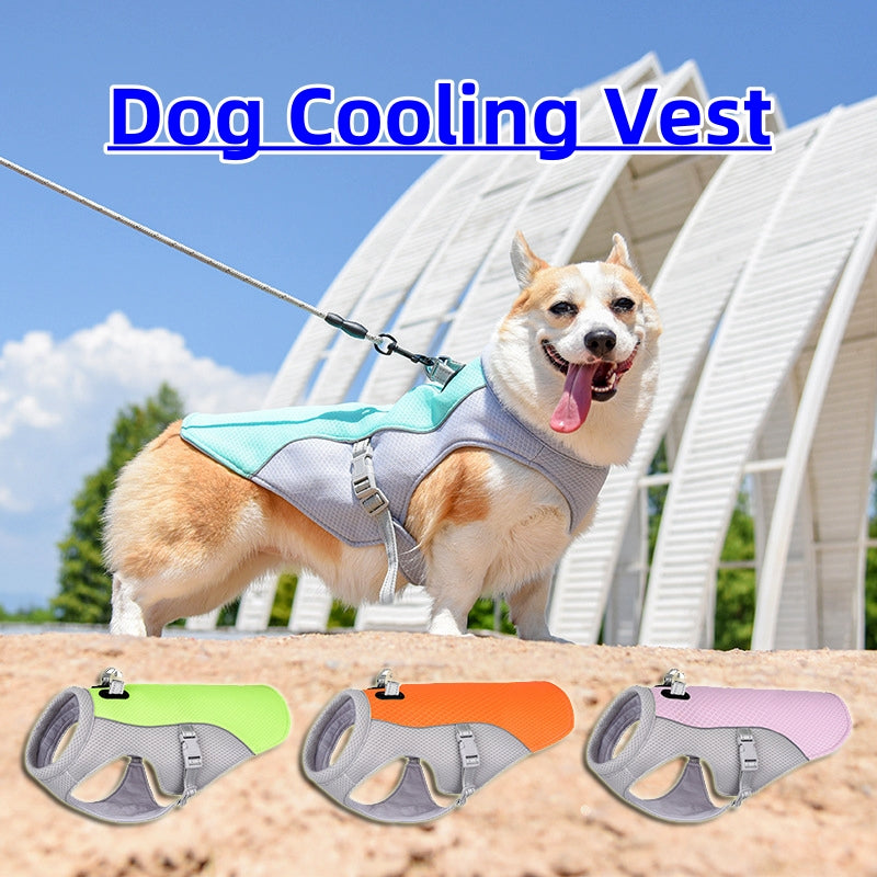 Cool Dog Summer Vest – Breathable, Sun-Proof Cooling Jacket for All Sizes