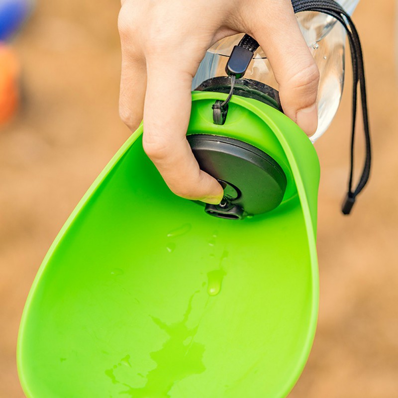 Portable Dog Water Bottle with Built‑In Bowl – Keep Your Pup Hydrated Anywhere
